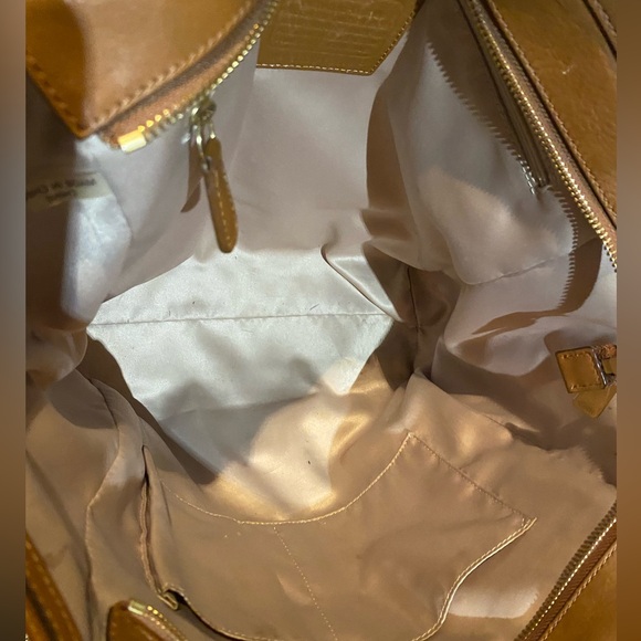 Brown Coach Leather Tote Bag - Picture 9 of 11